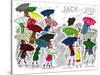 Umbrellas - Jack and Jill, April 1945-Stella May DaCosta-Stretched Canvas