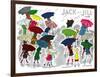 Umbrellas - Jack and Jill, April 1945-Stella May DaCosta-Framed Giclee Print