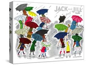 Umbrellas - Jack and Jill, April 1945-Stella May DaCosta-Stretched Canvas