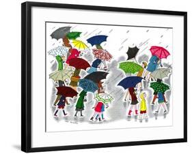 Umbrellas - Jack & Jill-Stella May DaCosta-Framed Giclee Print