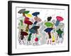 Umbrellas - Jack & Jill-Stella May DaCosta-Framed Giclee Print