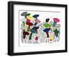 Umbrellas - Jack & Jill-Stella May DaCosta-Framed Giclee Print