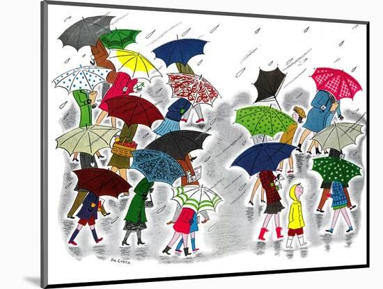 Umbrellas - Jack & Jill-Stella May DaCosta-Mounted Giclee Print