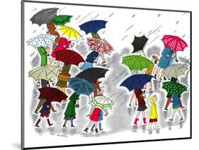 Umbrellas - Jack & Jill-Stella May DaCosta-Mounted Giclee Print