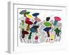 Umbrellas - Jack & Jill-Stella May DaCosta-Framed Giclee Print