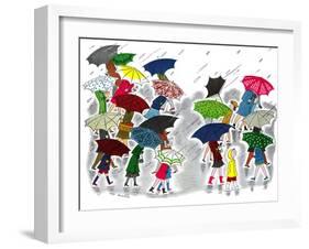 Umbrellas - Jack & Jill-Stella May DaCosta-Framed Giclee Print