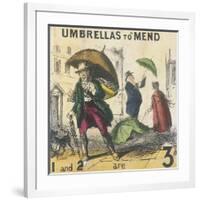 Umbrellas to Mend, Cries of London, C1840-TH Jones-Framed Giclee Print