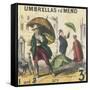 Umbrellas to Mend, Cries of London, C1840-TH Jones-Framed Stretched Canvas