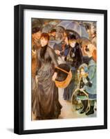 Umbrellas-Pierre-Auguste Renoir-Framed Art Print