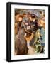 Umbrellas-Pierre-Auguste Renoir-Framed Art Print