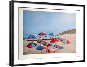 Umbrellas-Jean L^ Barton-Framed Collectable Print