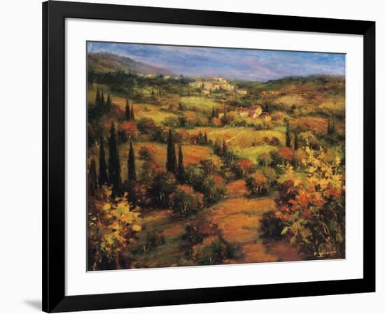 Umbria Panorama-S^ Hinus-Framed Art Print