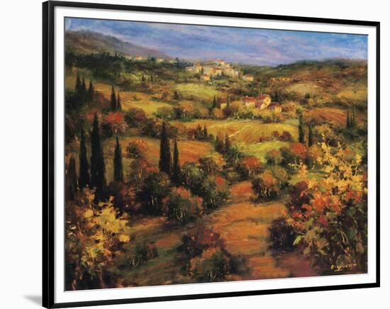 Umbria Panorama-S^ Hinus-Framed Art Print