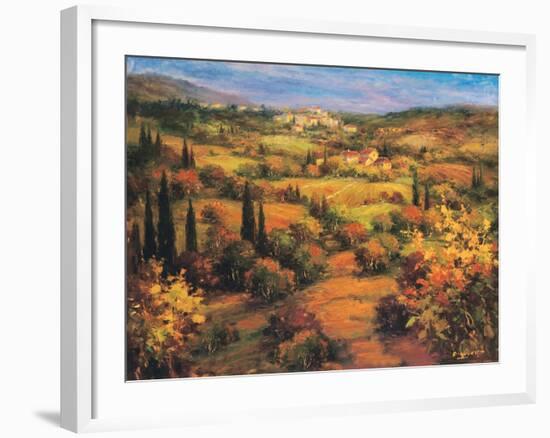 Umbria Panorama-S. Hinus-Framed Art Print