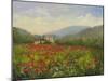 Umbrian Poppy Field-Mary Jean Weber-Mounted Art Print