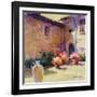 Umbrian Sunlight-Julie G. Pollard-Framed Art Print