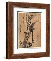 Ume Ni Uguisu-Utagawa Hiroshige-Framed Giclee Print