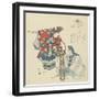 Umegae (Plum Branch), C. 1832-Toyota Hokkei-Framed Giclee Print