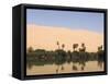 Umm El Ma Lake, Erg Awbari, Sahara Desert, Fezzan, Libya, North Africa, Africa-Pitamitz Sergio-Framed Stretched Canvas