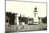 Umpqua Lighthouse, Oregon Coast-null-Mounted Art Print