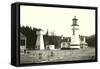 Umpqua Lighthouse, Oregon Coast-null-Framed Stretched Canvas