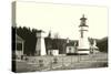 Umpqua Lighthouse, Oregon Coast-null-Stretched Canvas