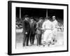 Umps and Managers, Giants and Red Sox World Series, Baseball Photo - New York, NY-Lantern Press-Framed Art Print