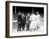 Umps and Managers, Giants and Red Sox World Series, Baseball Photo - New York, NY-Lantern Press-Framed Art Print
