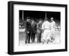 Umps and Managers, Giants and Red Sox World Series, Baseball Photo - New York, NY-Lantern Press-Framed Art Print