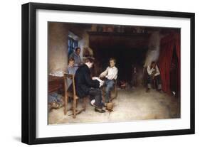 Un Accident, 1880-Pascal Adolphe Dagnan-Bouveret-Framed Giclee Print