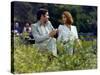 Un Amour by Pluie by Jean Claude Brialy with Romy Schneider and Nino Castelnuovo, 1973 (photo)-null-Stretched Canvas