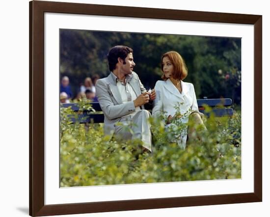 Un Amour by Pluie by Jean Claude Brialy with Romy Schneider and Nino Castelnuovo, 1973 (photo)-null-Framed Photo