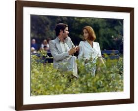 Un Amour by Pluie by Jean Claude Brialy with Romy Schneider and Nino Castelnuovo, 1973 (photo)-null-Framed Photo