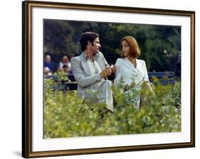 Un Amour by Pluie by Jean Claude Brialy with Romy Schneider and Nino Castelnuovo, 1973 (photo)-null-Framed Photo