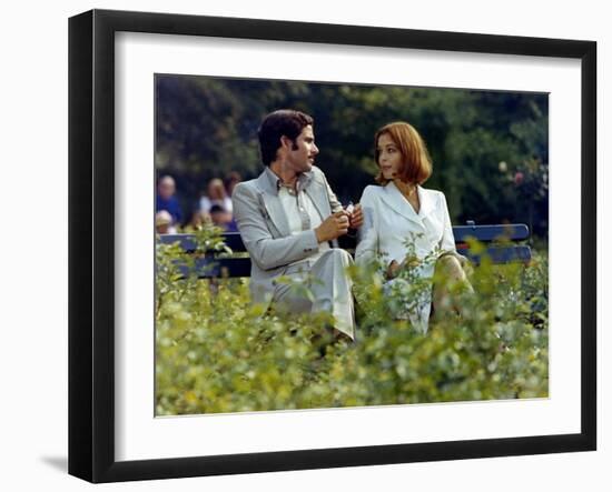 Un Amour by Pluie by Jean Claude Brialy with Romy Schneider and Nino Castelnuovo, 1973 (photo)-null-Framed Photo