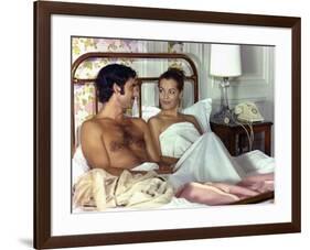 Un Amour by Pluie by Jean Claude Brialy with Romy Schneider and Nino Castelnuovo, 1973 (photo)-null-Framed Photo