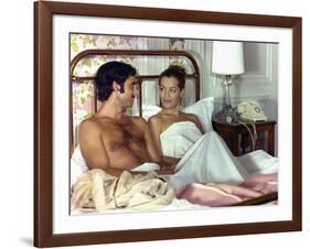 Un Amour by Pluie by Jean Claude Brialy with Romy Schneider and Nino Castelnuovo, 1973 (photo)-null-Framed Photo