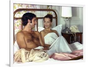 Un Amour by Pluie by Jean Claude Brialy with Romy Schneider and Nino Castelnuovo, 1973 (photo)-null-Framed Photo