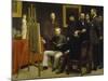 Un Atelier Aux Batignolles, 1870-Henri De Fantin-latour-Mounted Giclee Print
