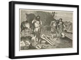 Un Atelier De Mouleur a L'Epoque De Bronze-Emile Antoine Bayard-Framed Giclee Print