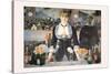 Un Bar Aux Folies Bergeres-Edouard Manet-Stretched Canvas