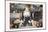 Un Bar Aux Folies Bergeres-Edouard Manet-Mounted Art Print