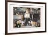 Un Bar Aux Folies Bergeres-Edouard Manet-Framed Art Print