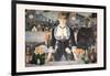 Un Bar Aux Folies Bergeres-Edouard Manet-Framed Art Print