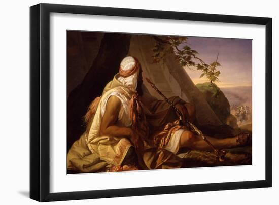 Un Beduino (A Bedouin)-Eugenio Moretti Larese-Framed Giclee Print