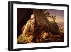 Un Beduino (A Bedouin)-Eugenio Moretti Larese-Framed Giclee Print