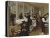 Un bureau de coton à la Nouvelle-Orléans-Edgar Degas-Stretched Canvas