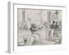 Un café, place du Théâtre Français-Edouard Manet-Framed Giclee Print