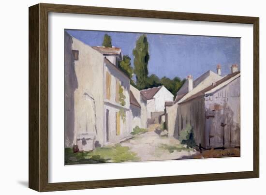 Un Chemin a Yerres, c.1879-Gustave Caillebotte-Framed Giclee Print