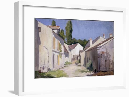 Un Chemin a Yerres, c.1879-Gustave Caillebotte-Framed Giclee Print